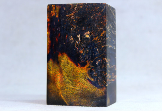 Stabilized Maple Burl Wood Mod Block